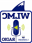 WLMC logo includes the call letters and a graphic of a microphone with a green